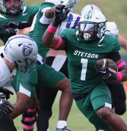 Stetson football game action